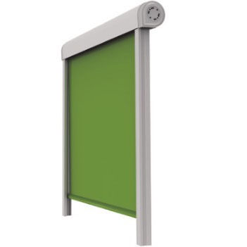 Udvendige skinnestyrede rullegardiner